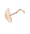 Cute Butterfly Wing Curved Nose Stud NSKZ-1771